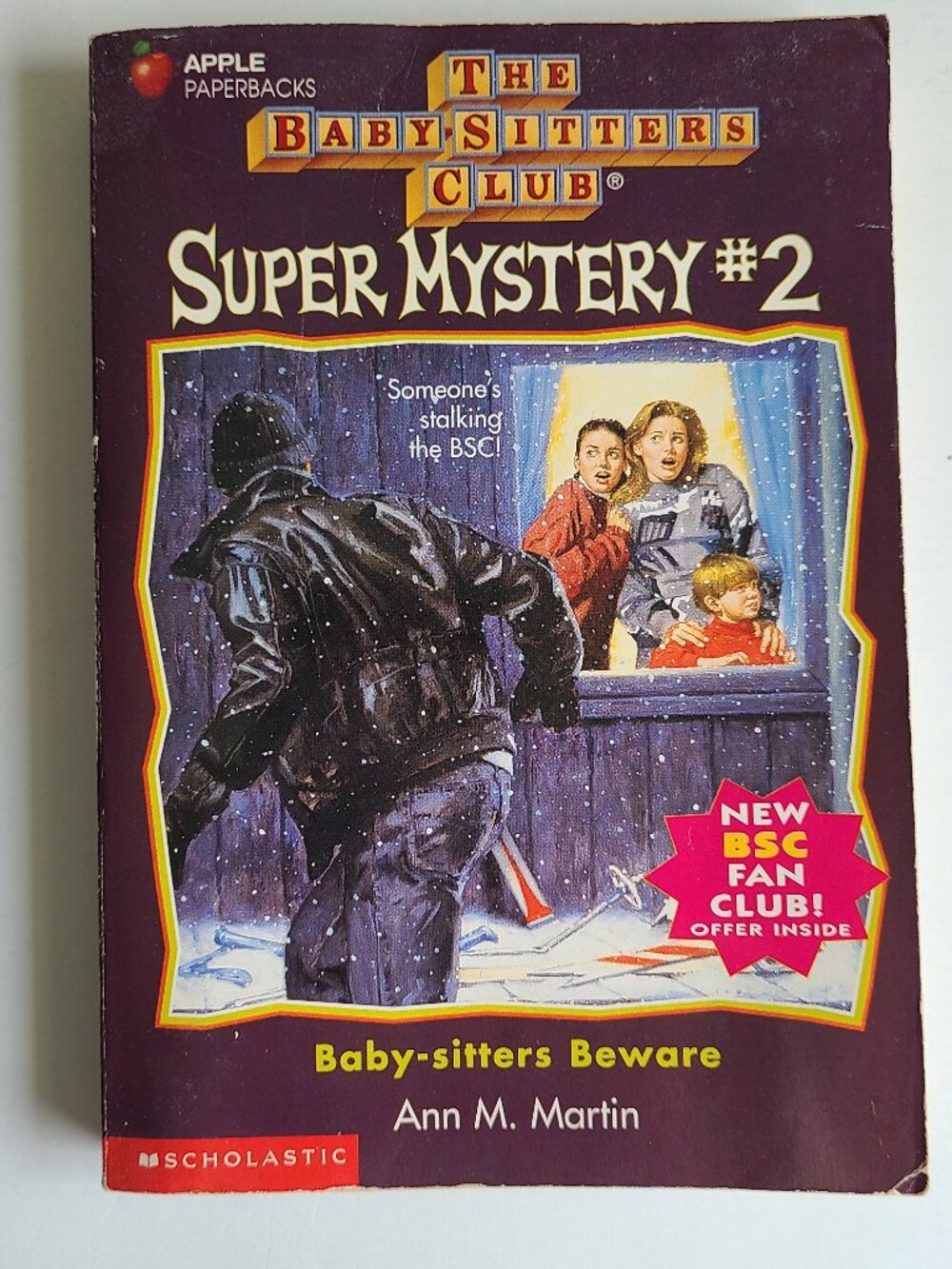 5/$15 Book Baby-Sitters Club Super Mystery 2 Baby-sitters Beware Ann M Martin